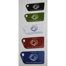 NFC Key-fobs (programmable and colour coded)